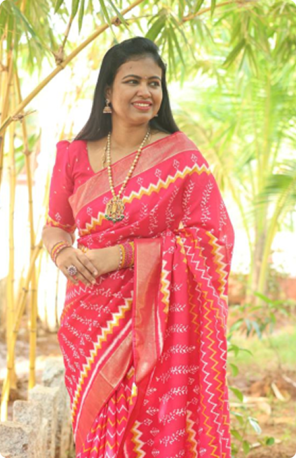 Printed Tissue Silk Sarees